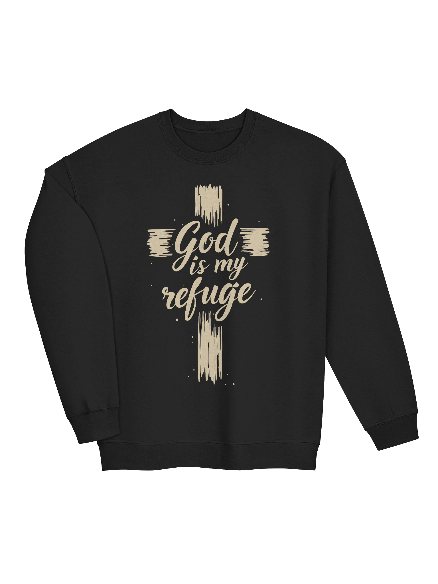 God Is My Refuge Classic Crewneck Sweatshirt product image (20)