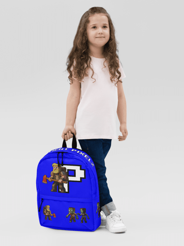 Patient PixelZ All-Over Print Backpack (Blue) product image (6)
