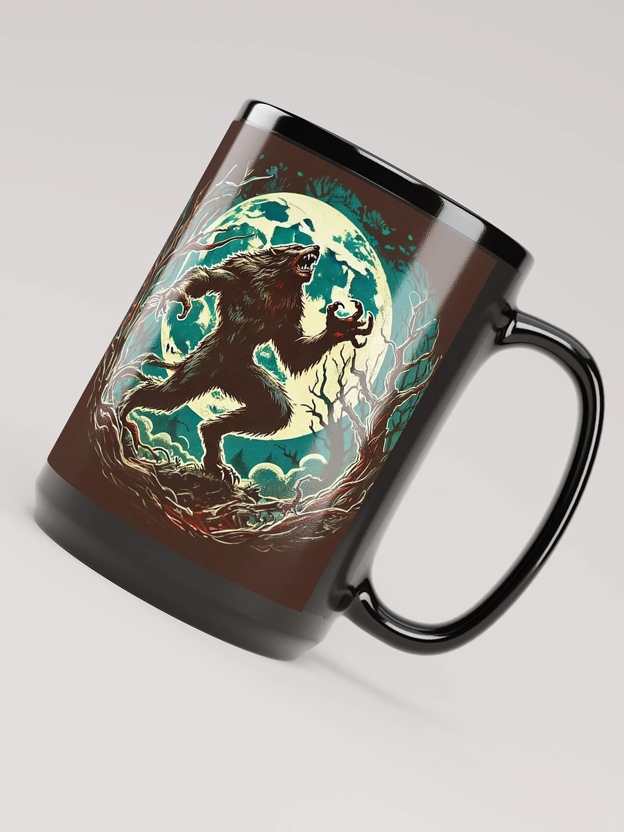 Full Moon Werewolf Black Glossy Mug product image (1)