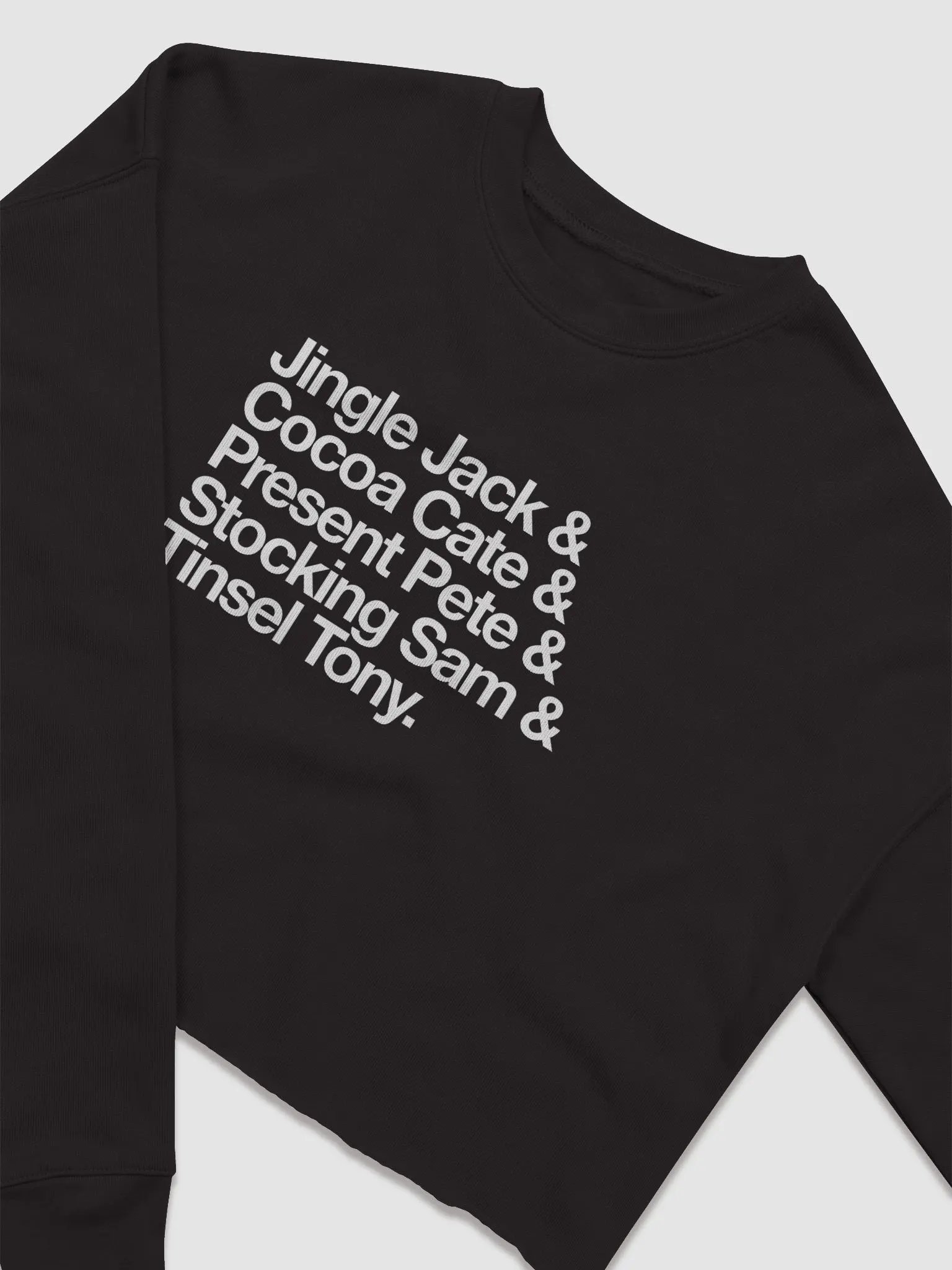 The Naughty List Names Crop Crew Neck product image (5)