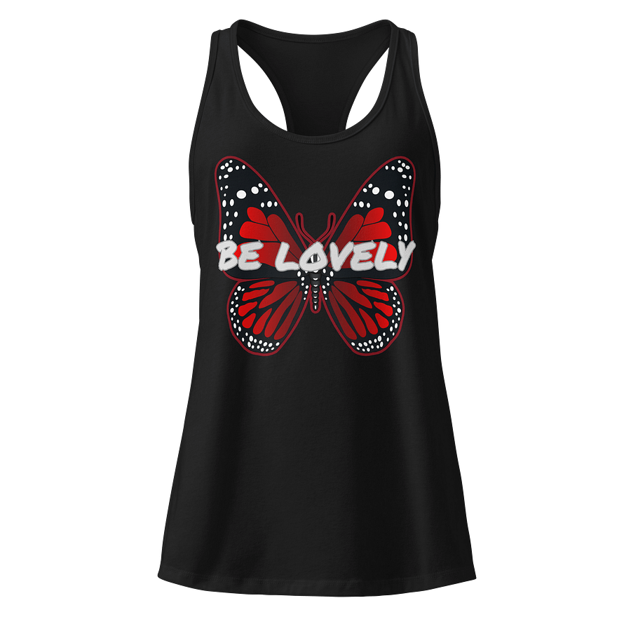 Be Lovely Butterfly Racerback Tank Women product image (1)