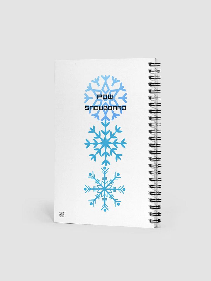 Snowflake Symphony Spiral Notebook product image (2)