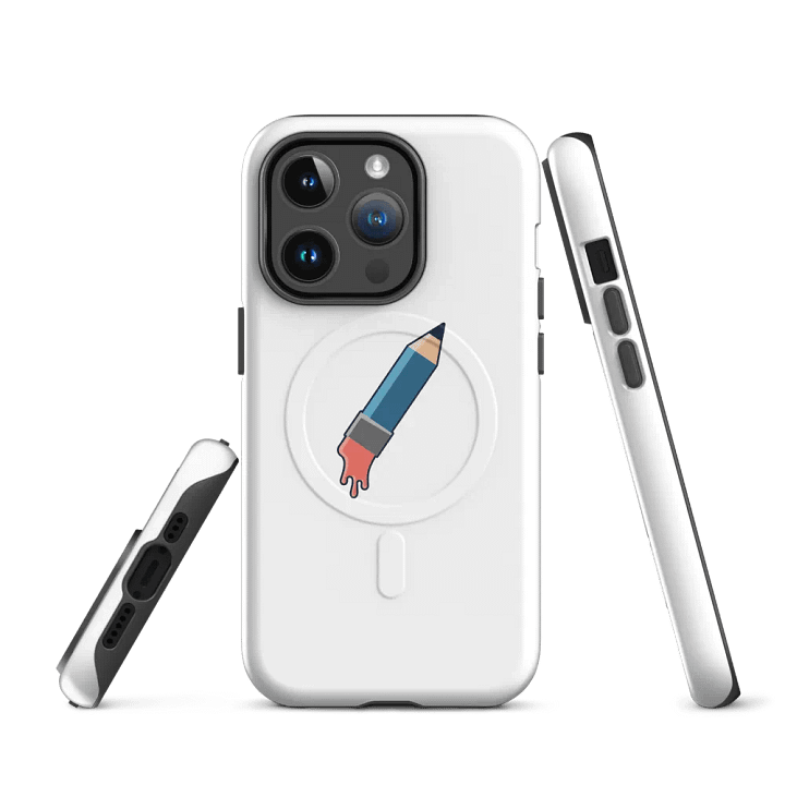 Melting Blue Pencil iPhone® Case product image (2)