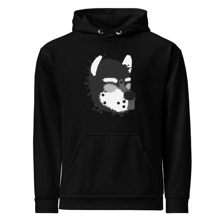 Pup Splatter Hoodie - Black / White product image (1)