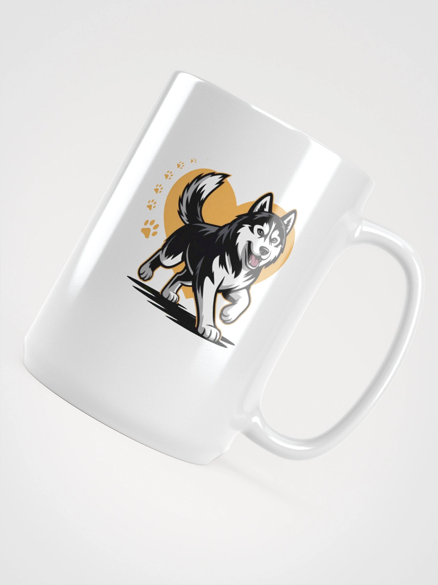 Playful Husky Heart Mug product image (4)