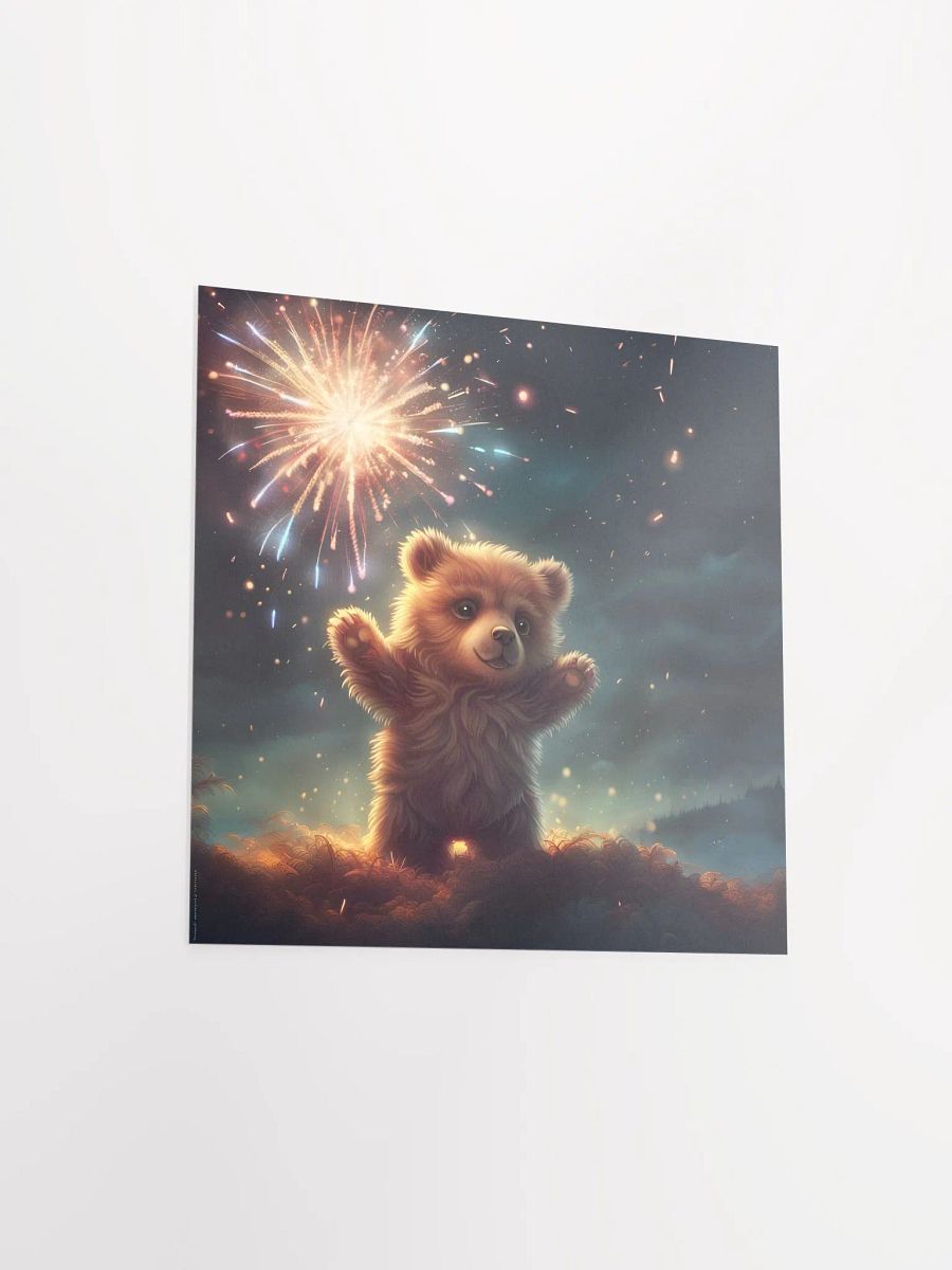 Fireworks Bear Poster product image (8)