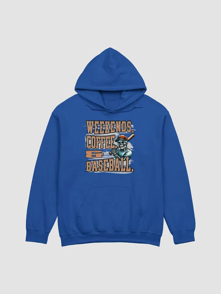 Weekends Coffee And Baseball Skeleton Swing Classic Hoodie product image (17)