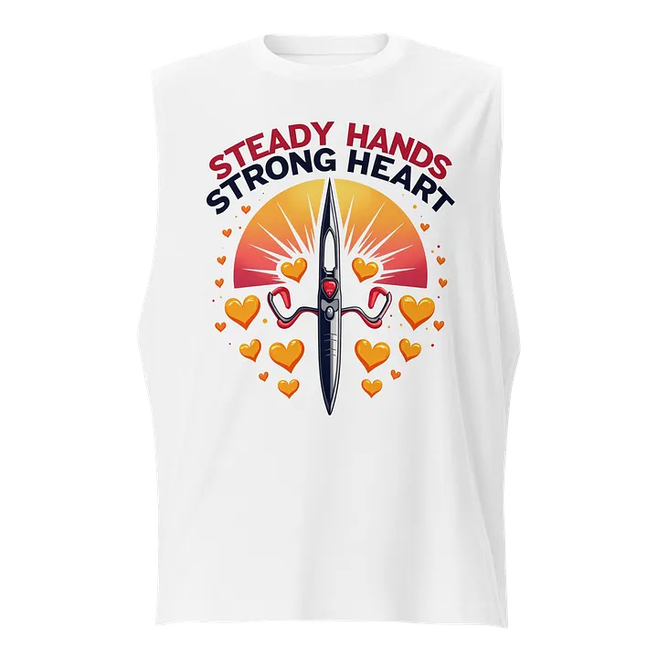 Steady Hands, Strong Heart Muscle Tank product image (1)