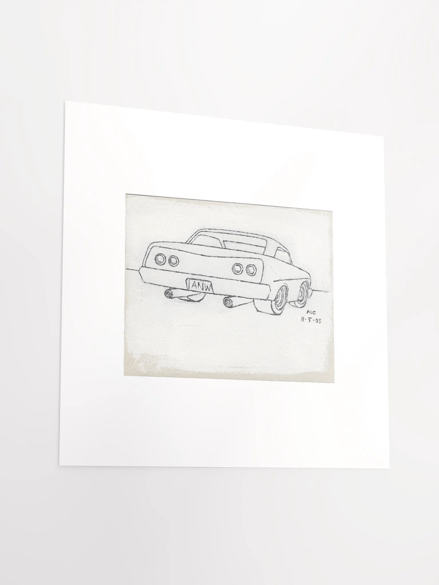 White Car #1 Print product image (4)