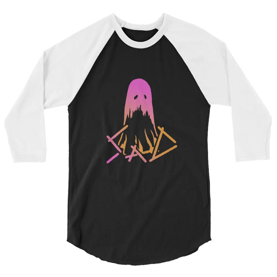 SaD 3/4 Two-Tone Tee (Raglan Tee) Logo - Pink and Orange product image (2)