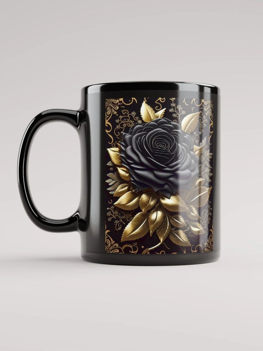 Black and Gold Rose Royalty Mug product image (6)