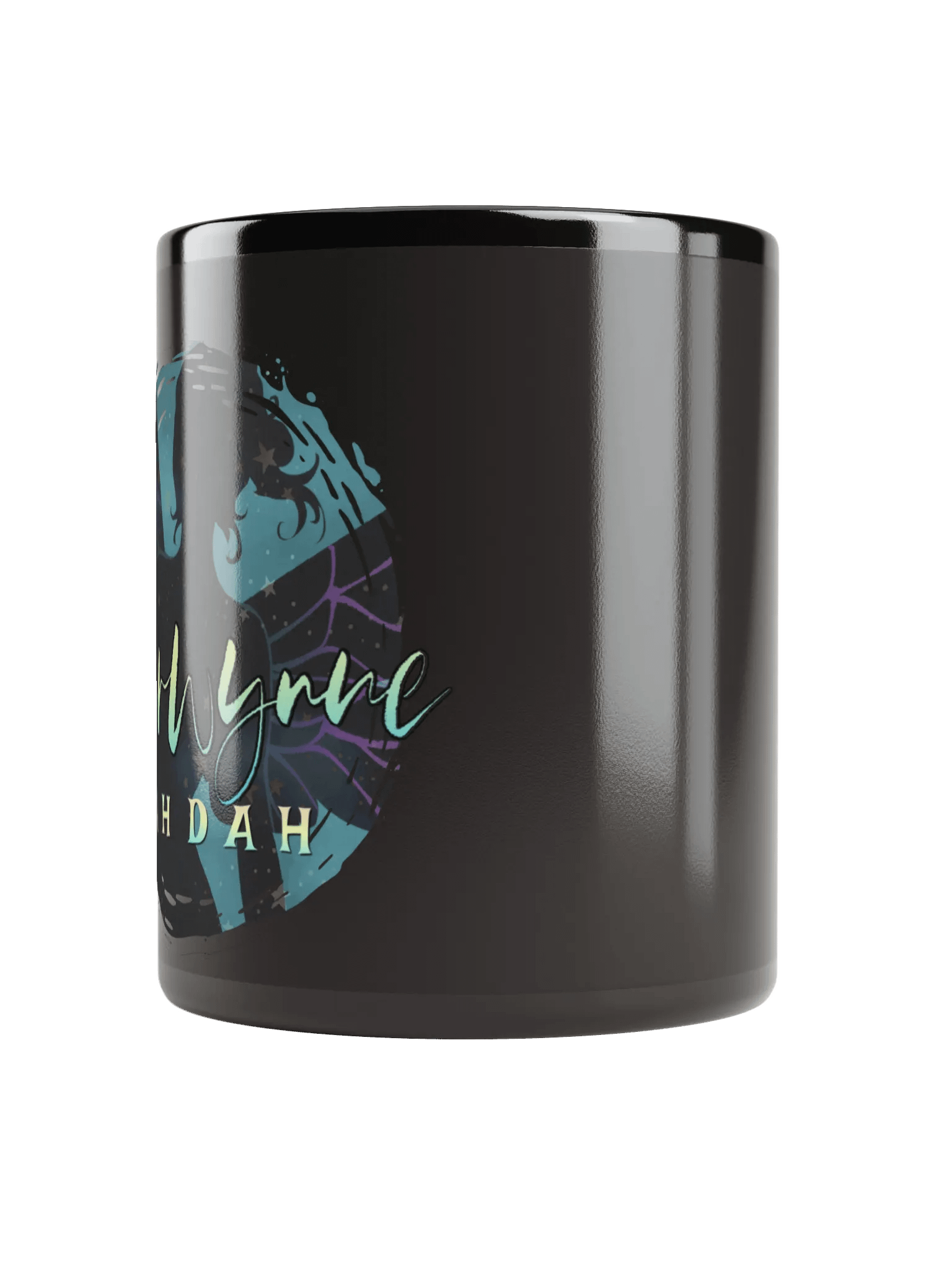 Teal Everwynne Logo Black Mug product image (6)