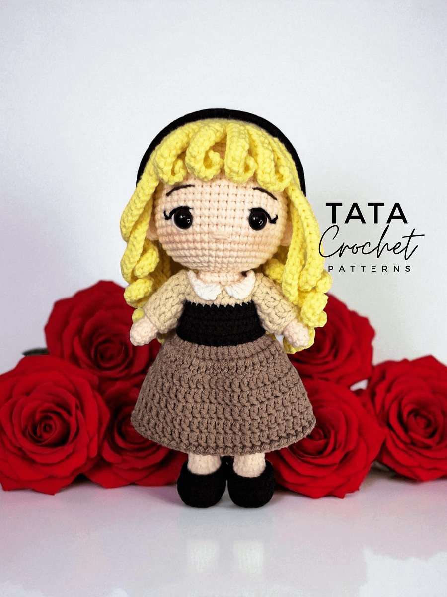 PDF -♡- Doll Dress Up & Transformation -♡- Aurora Princess Amigurumi Crochet Pattern product image (2)