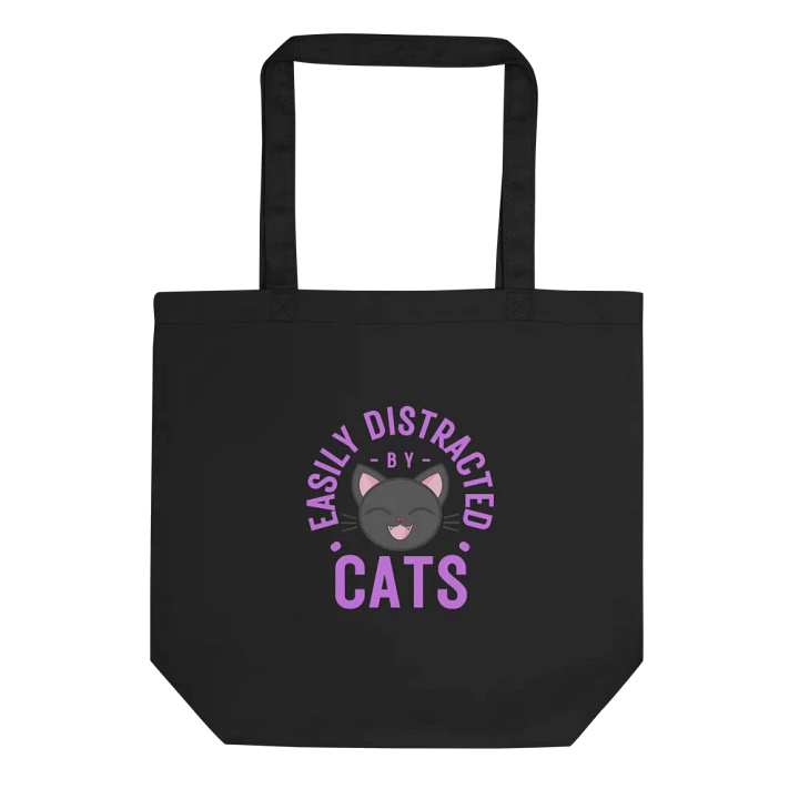 Whimsical Cat Eco Tote Bag product image (2)