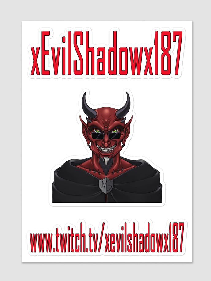[xEvilShadowx187] Kiss Cut Sticker Sheet product image (1)