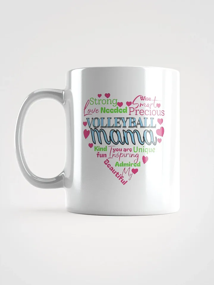 Heart Volleyball Mama Heart Mug product image (1)