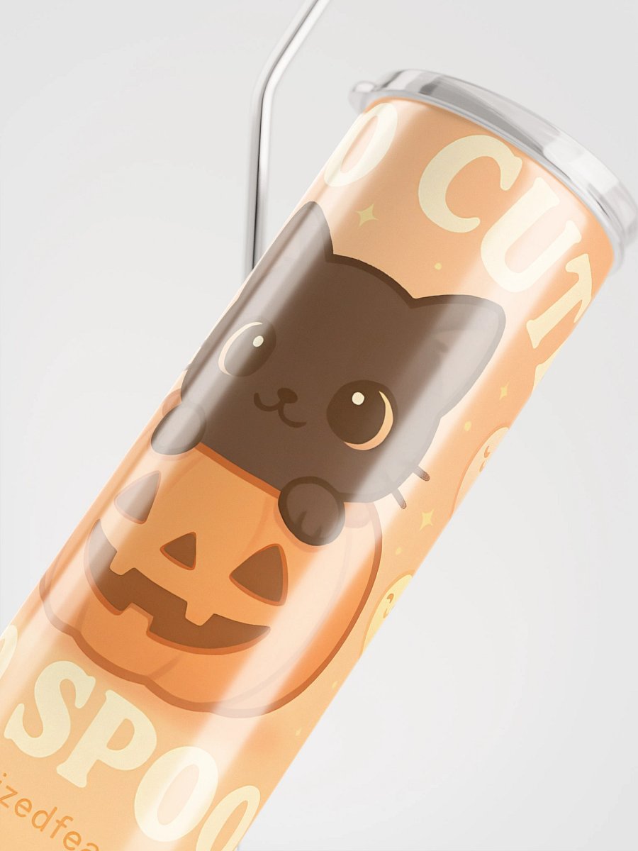 Spooky Kitty Stainless Steel Tumbler product image (4)