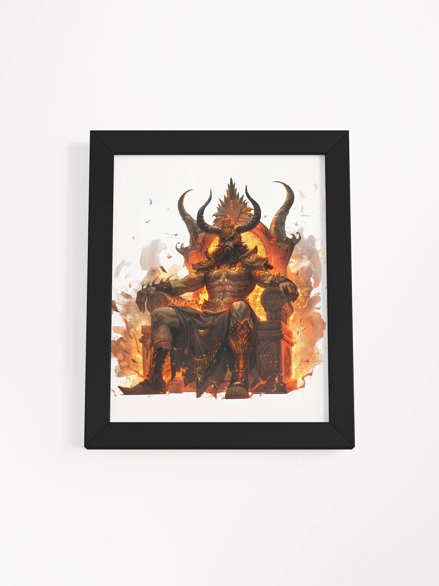 Hades - The God of the Underworld Framed High-Quality Matte Poster product image (1)