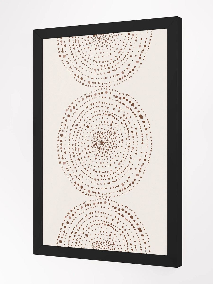 Ethereal Dots Framed Poster | Minimalist Abstract Art for a Tranquil Home product image (1)