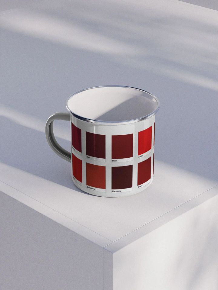Shades of Red - Enamel Mug product image (2)
