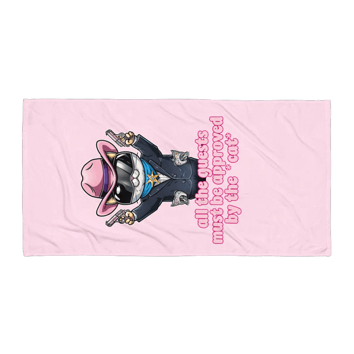 approved by the cat towel product image (1)