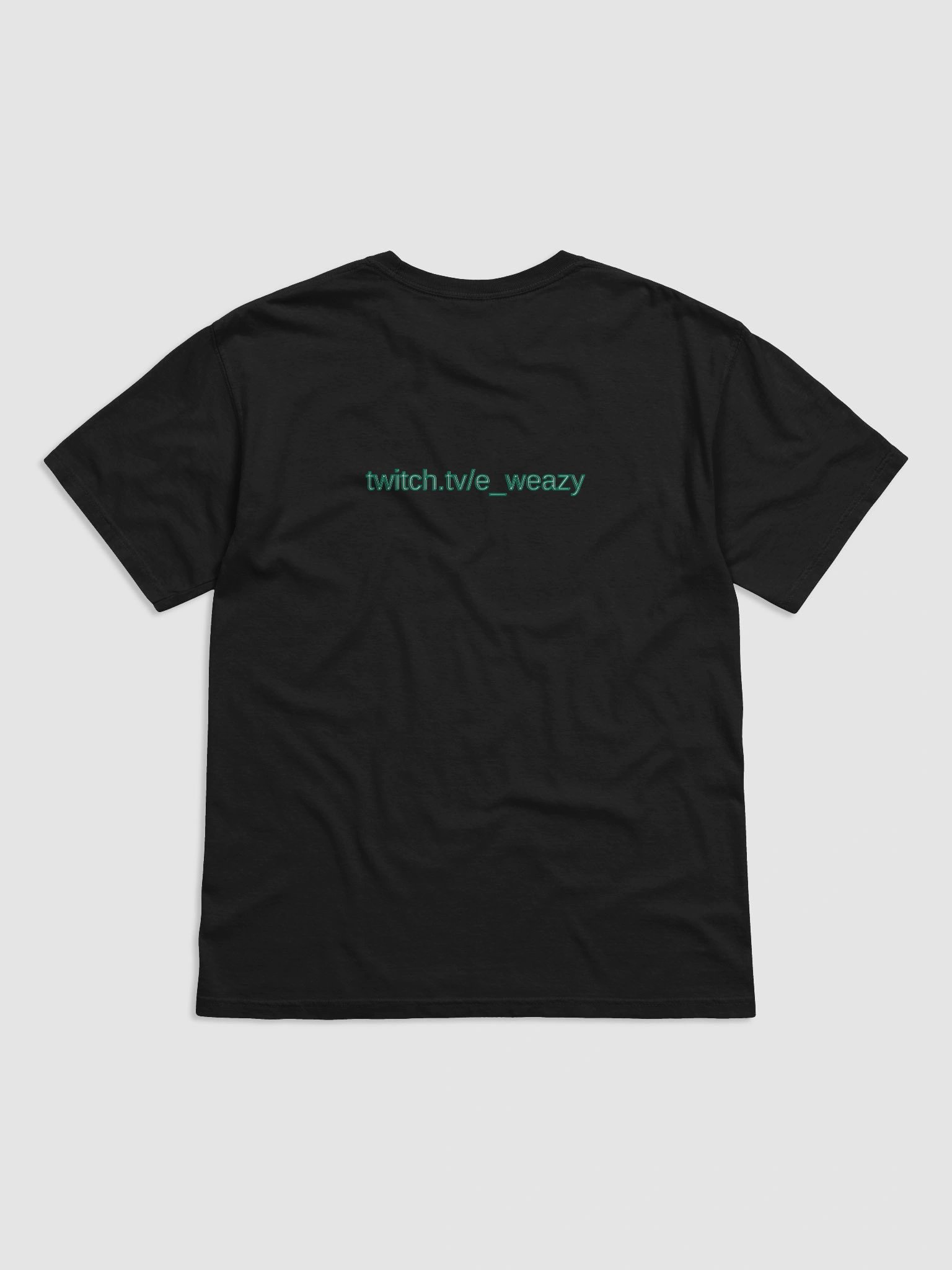 EWeazy's Plain Black Tee product image (2)