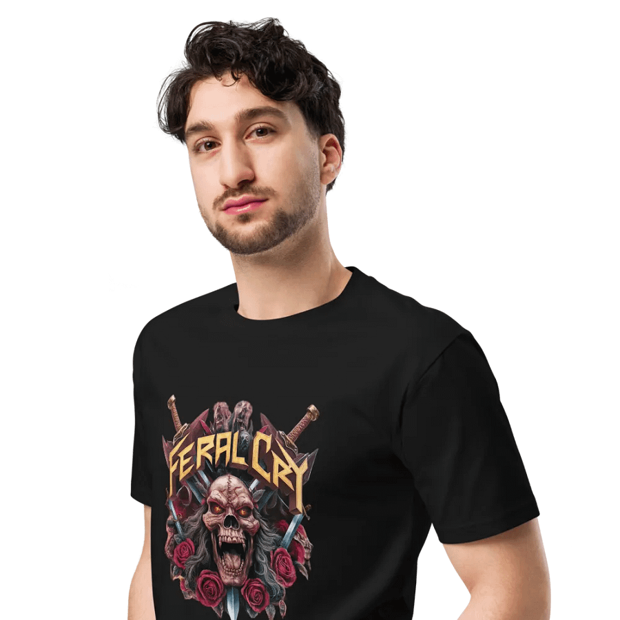Sinister Skull and Roses Unisex T-Shirt product image (6)