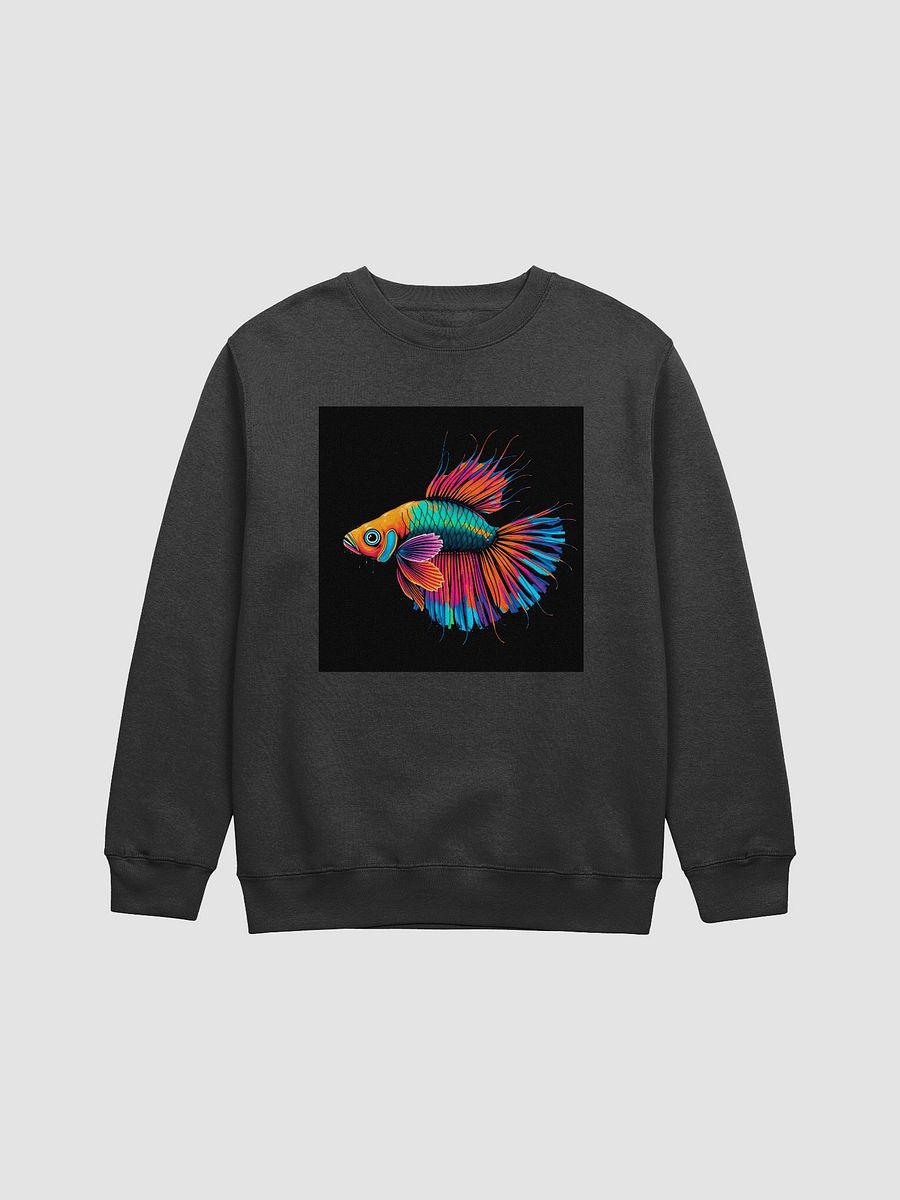 Vibrant Fish Graphic Crewneck Sweatshirt product image (1)