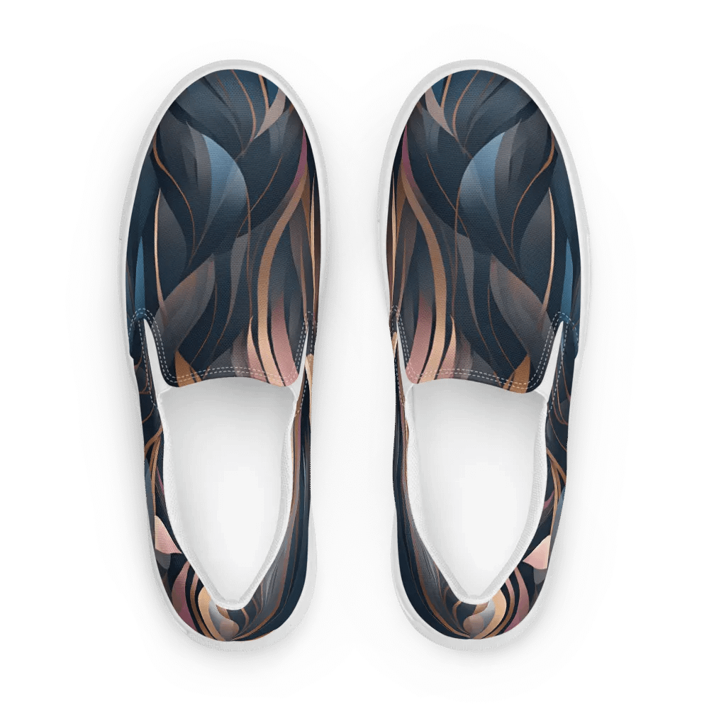 Feathered Harmony Canvas Slip-Ons product image (5)