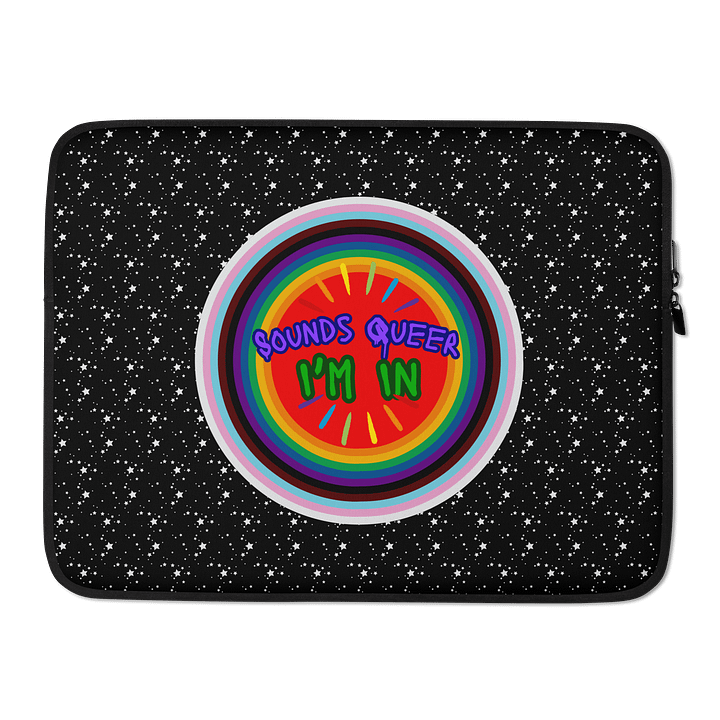 LGBTQIAP2S+ 2025, Sounds Queer I'm In, Laptop Sleeve product image (2)