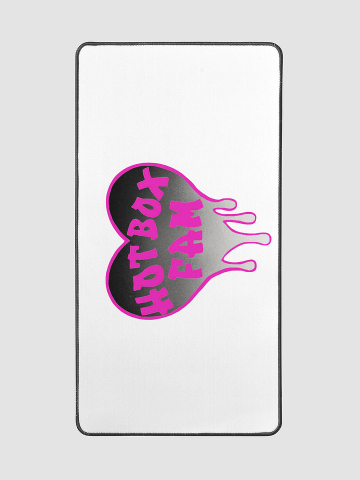 HOT BOX FAM PINK & BLACK OMBRE LOGO DESK MAT product image (2)