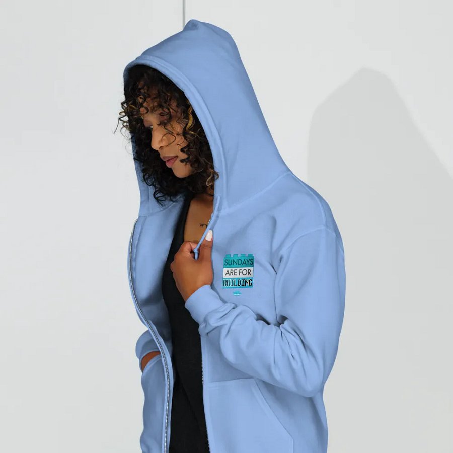 Sundays Are For Building Zip-Up Hoodie product image (11)