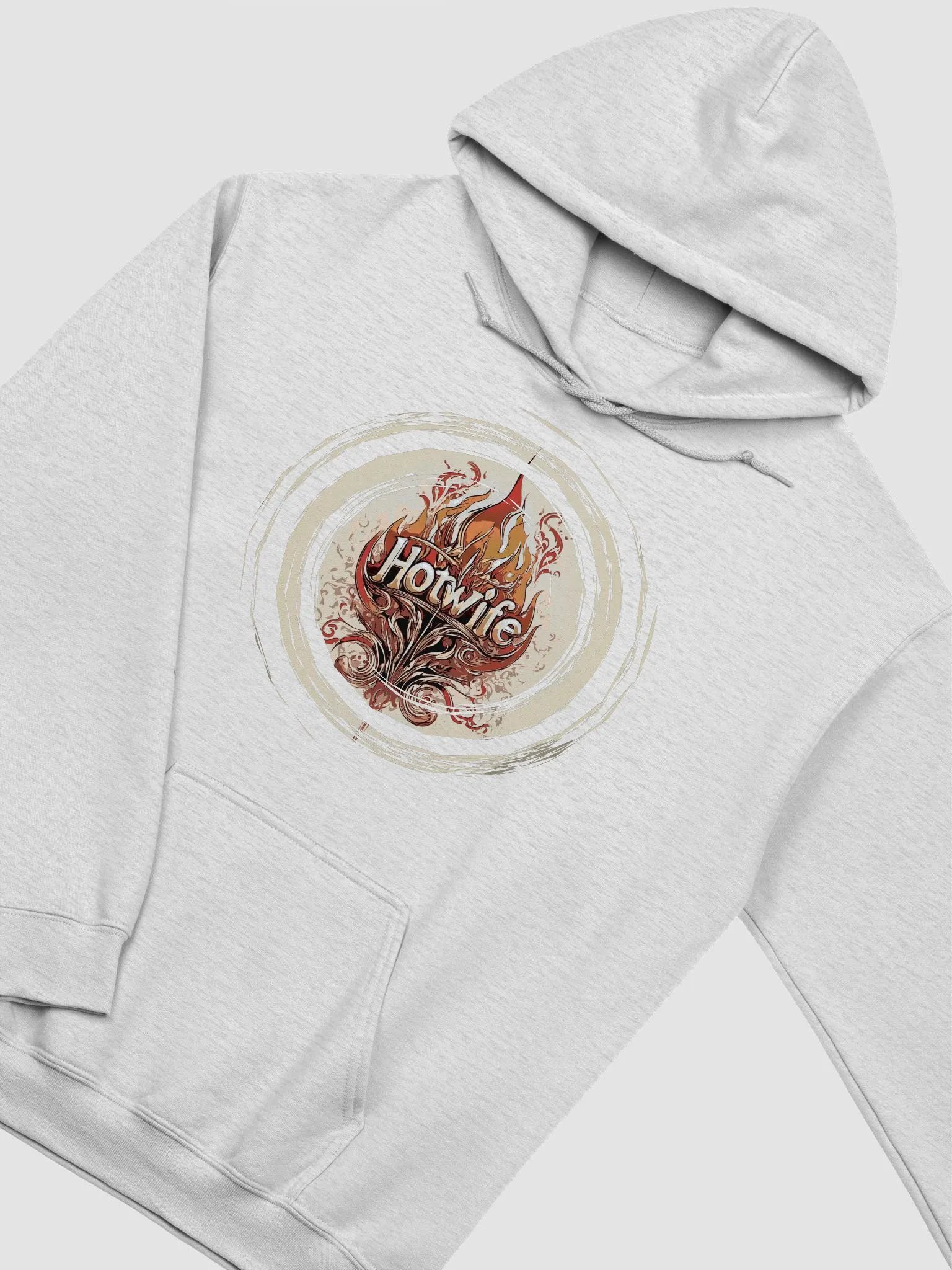 The Hotwife's Hoodie retro fire swirl product image (29)