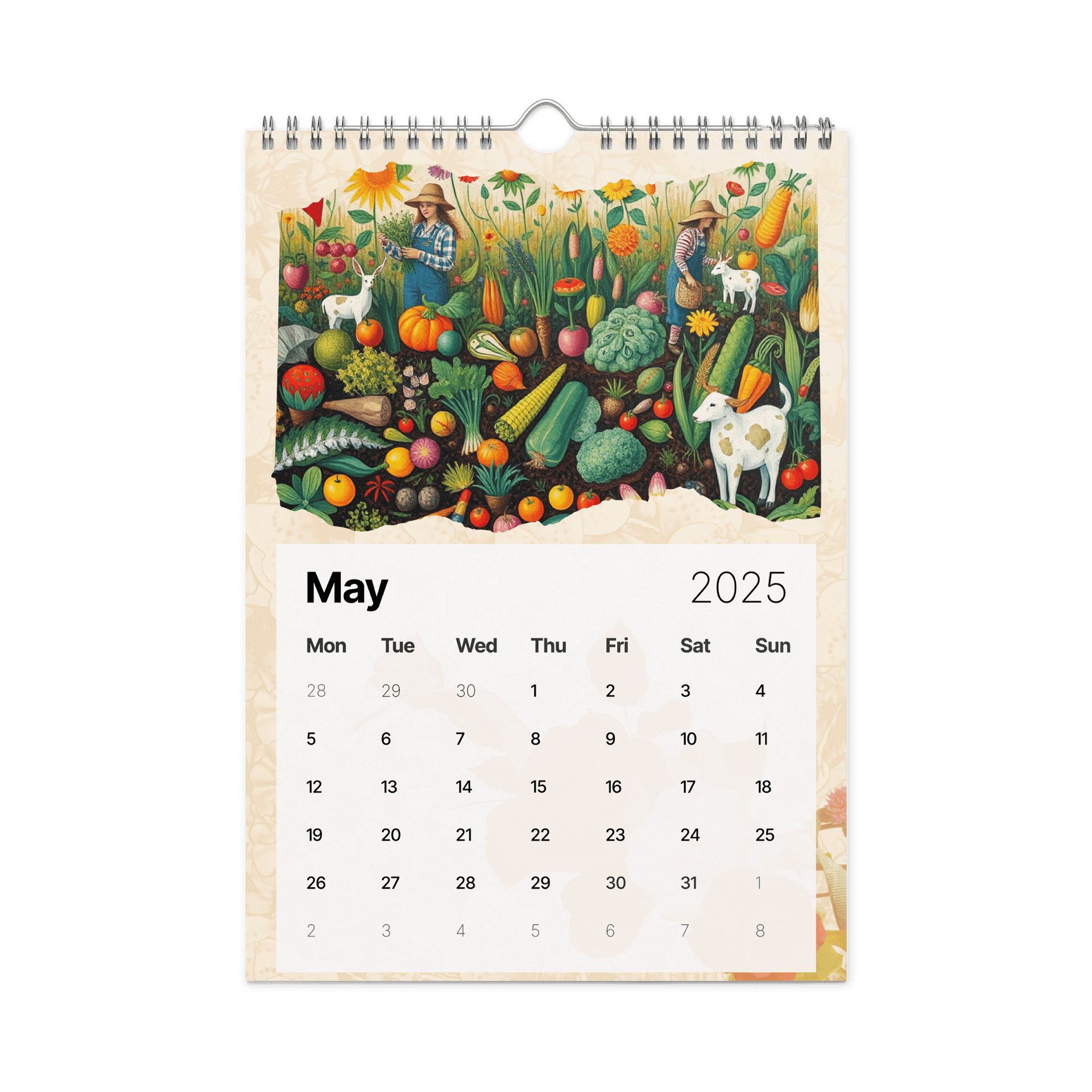 FOLK ART WALL CALENDAR 2026 product image (10)