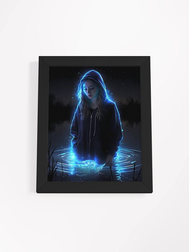 Ethereal Glow Hoodie Framed Poster product image (2)