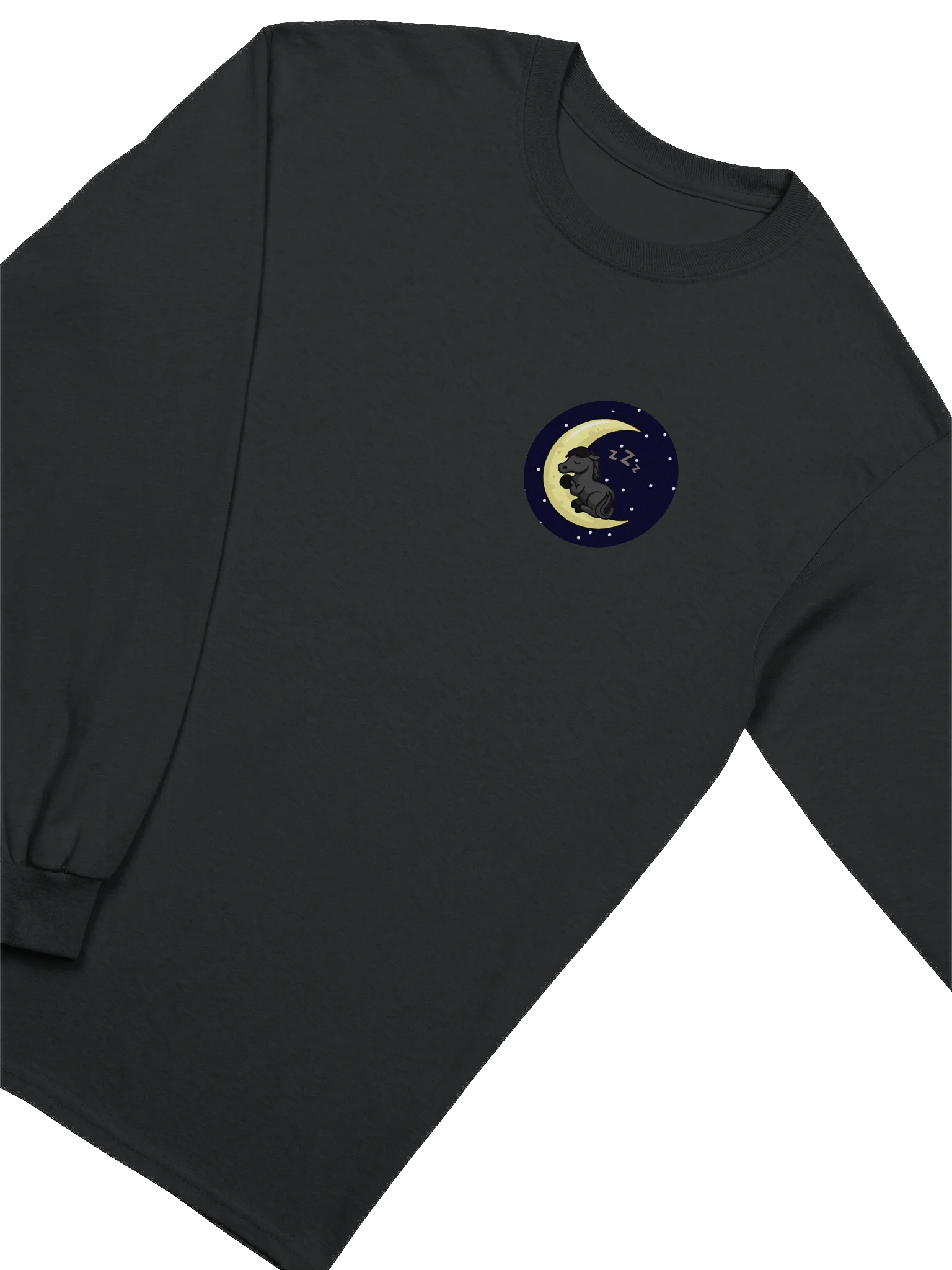 Sleepy Moon Cotton Long Sleeve T-Shirt product image (3)
