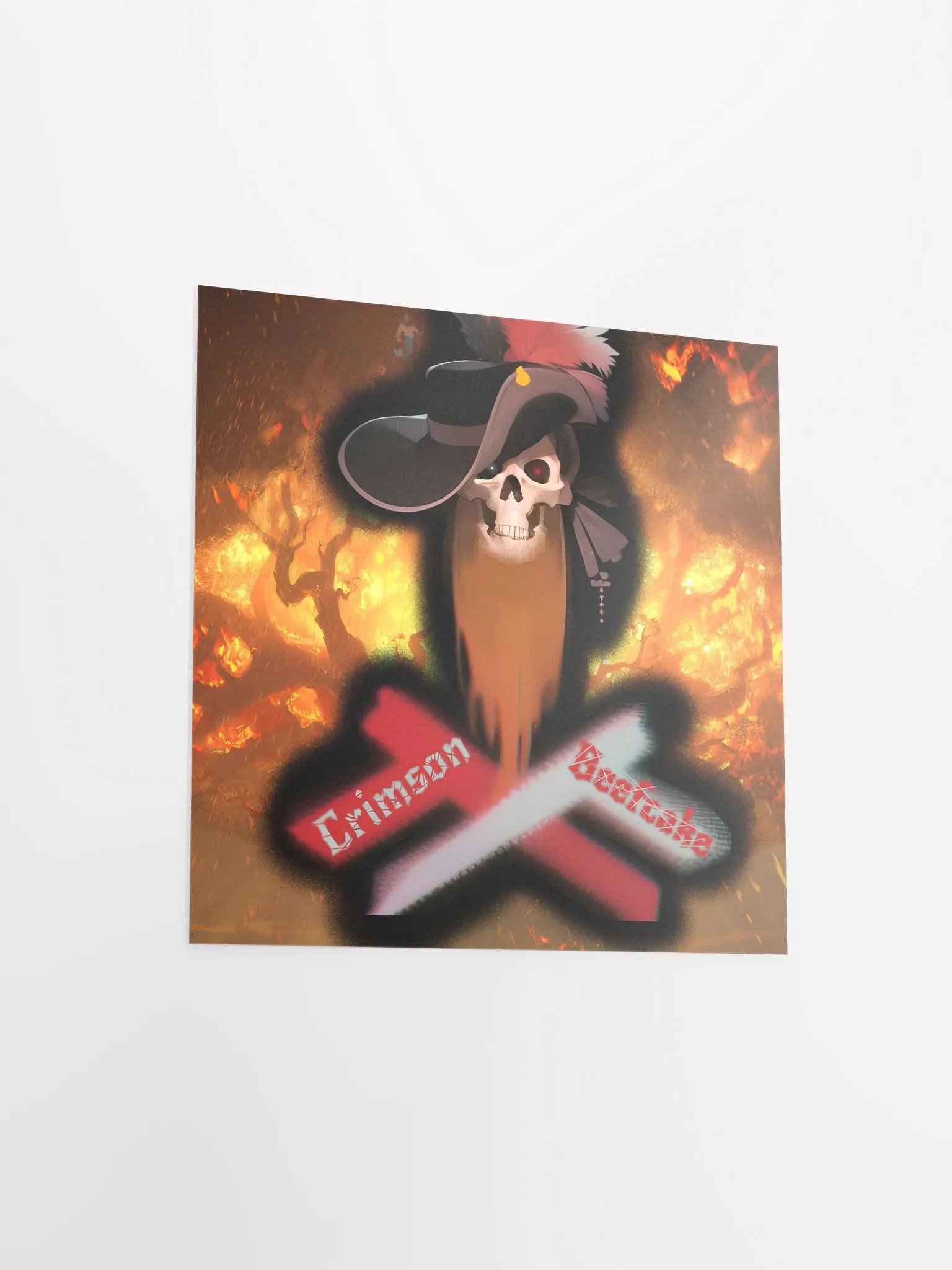 CrimsonBeefPoster (Unframed Squares) product image (3)