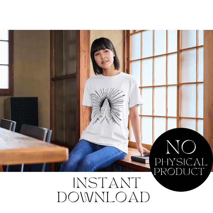 Black and White Praying Hands Bundle product image (2)