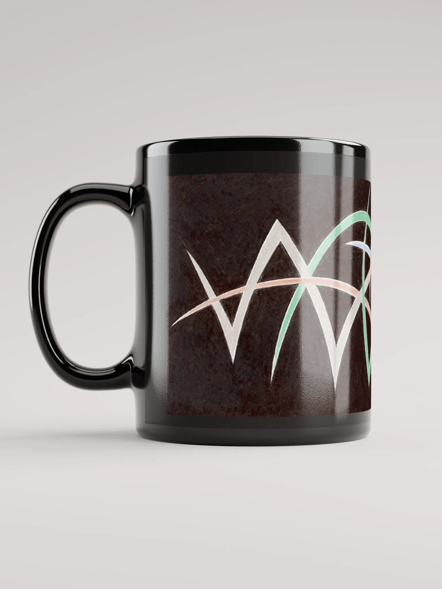 Pinstripe Two Black Glossy Mug product image (6)