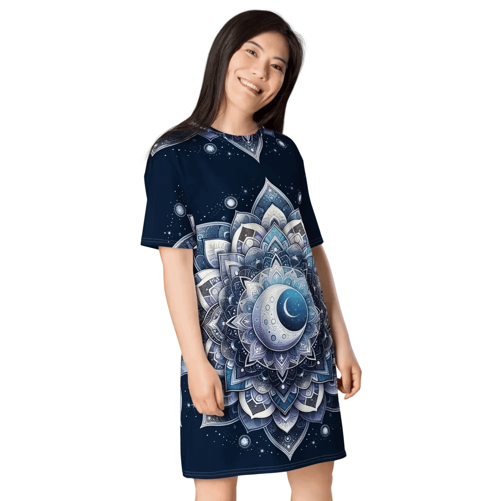 All-Over Print T-Shirt Dress product image (8)