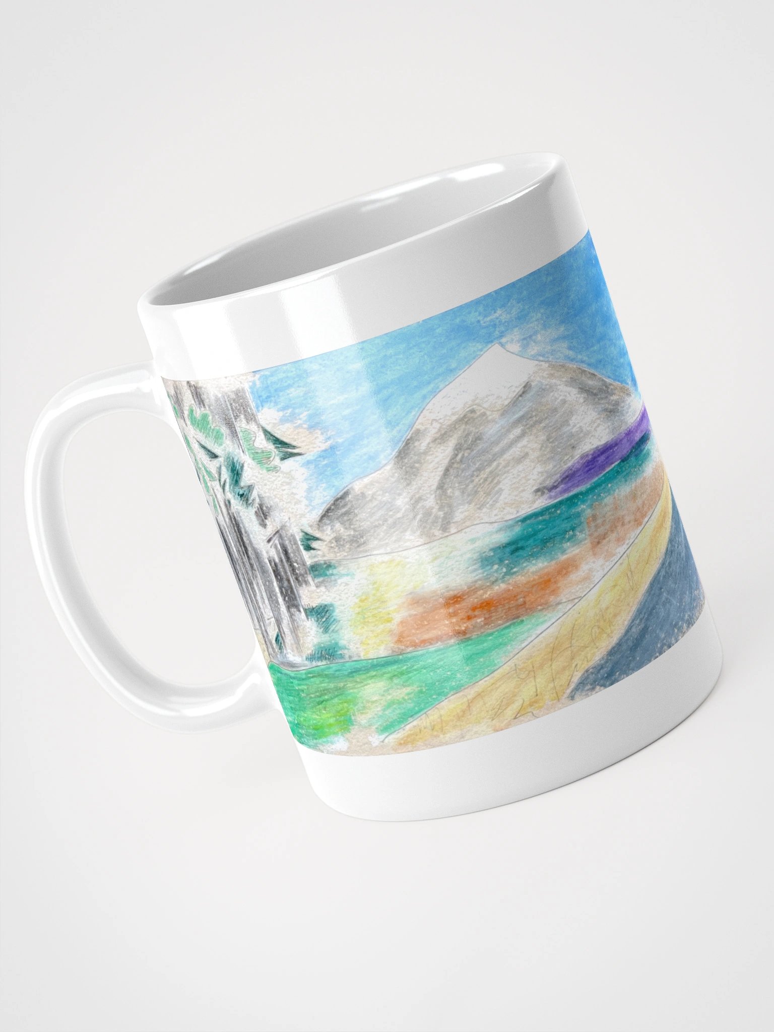 Passing Paradise 01.20.87 White Glossy Mug product image (7)