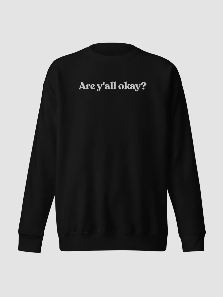 All black hotsell sweatshirt