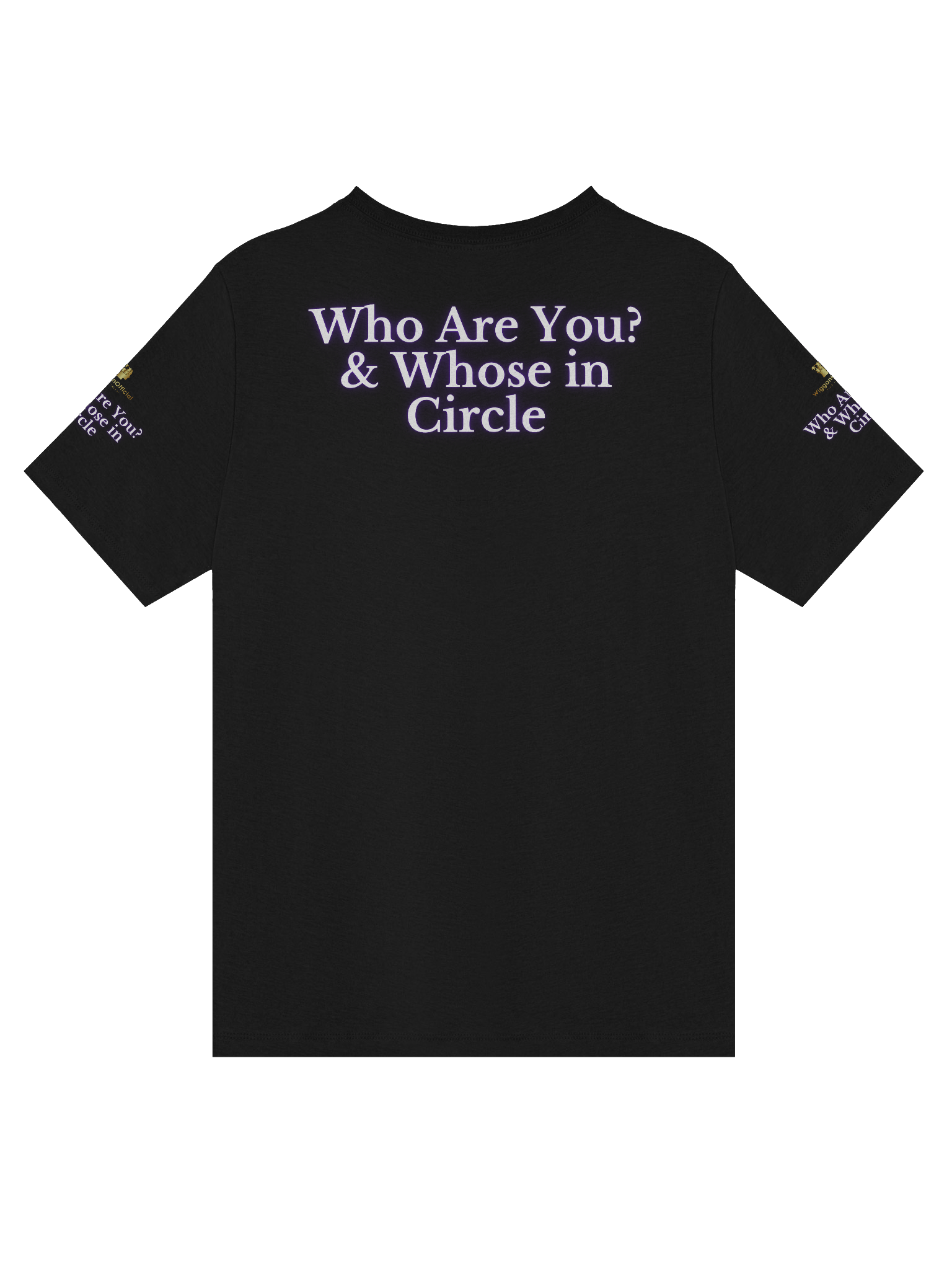 WigganOfficial “Who Are You? & Whose In Your Circle” V-Neck T-Shirt product image (26)