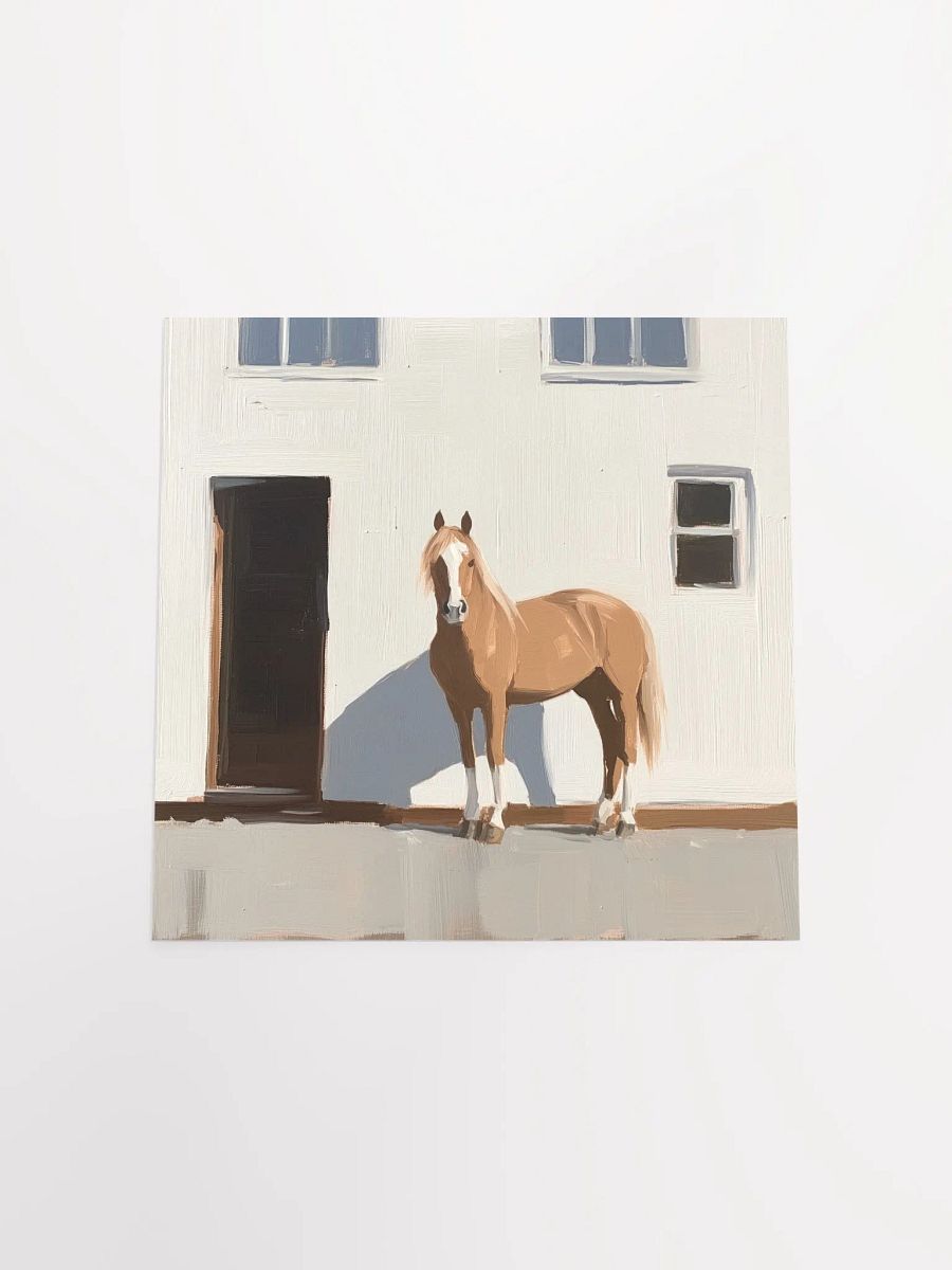Modern Farmhouse: Brown Horse V Art Print product image (4)