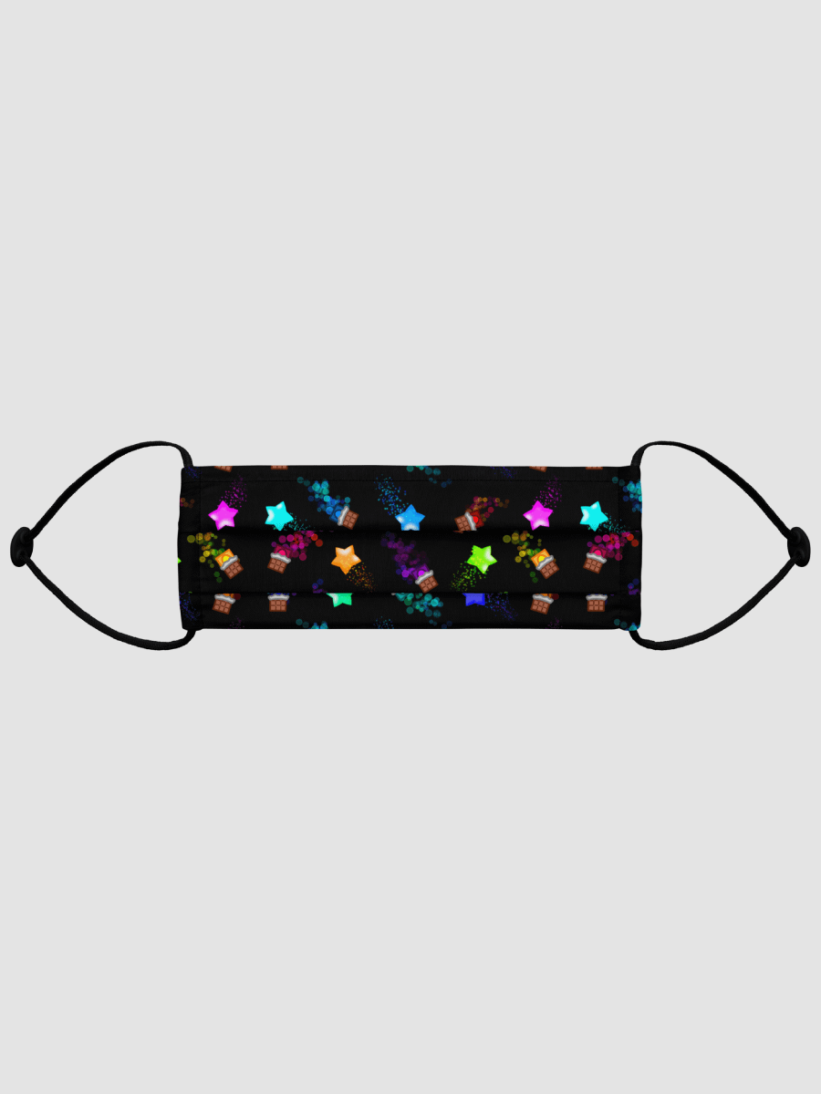 Shooting Stars & Candy Bars Face Mask product image (4)