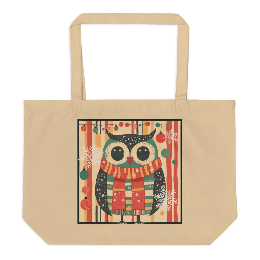 Whimsical Owl Holiday Tote product image (2)