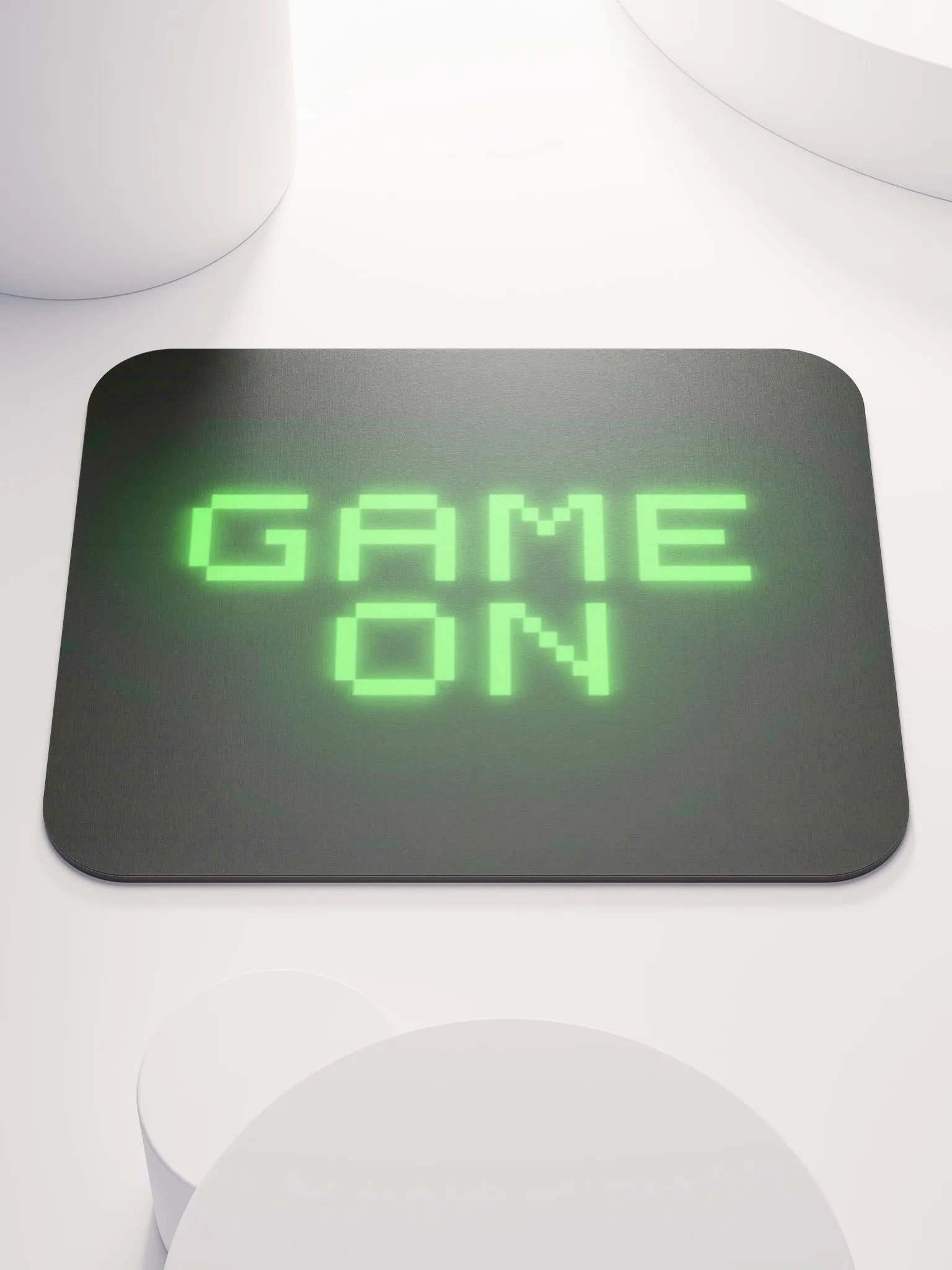 Glowing Pixel Power Mouse Pad product image (1)