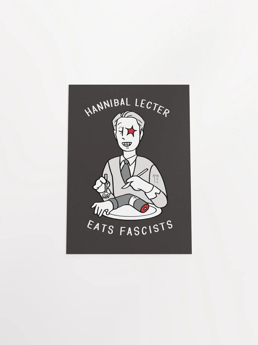 Hannibal Lecter Eats Fascists ☆ Art Print product image (4)