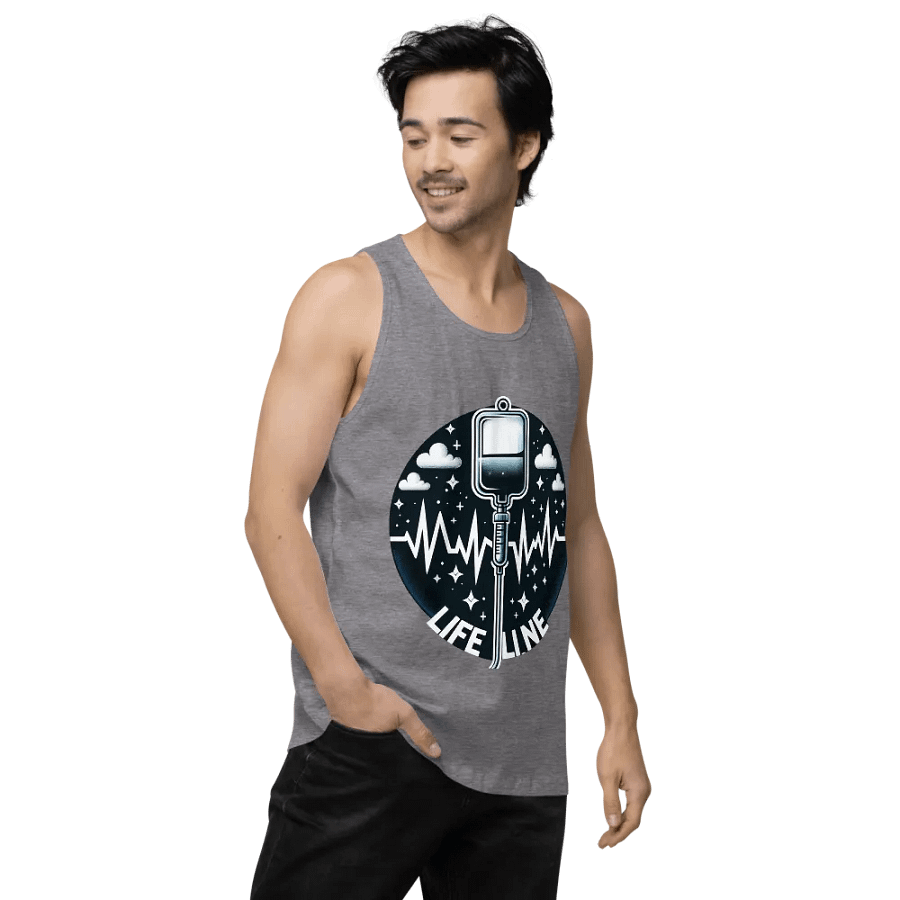 Lifeline EKG Men's Tank Top product image (62)