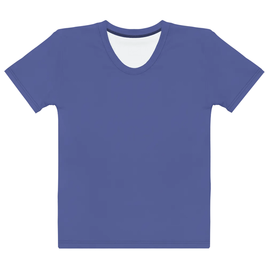 Plain Dark Purple True Summer Women's Crewneck Polyester Heavyweight Premium T-Shirt by Treasure Pie product image (10)